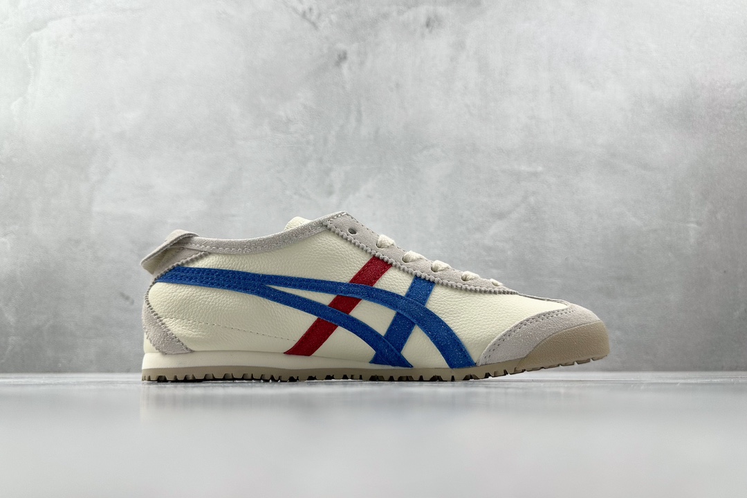 SC版 140 渠道特供 二层跑量 Onitsuka Tiger鬼冢虎  MEXICO 66 白色 TH2J4L-0142