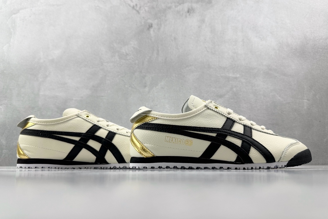 SC版 140 渠道特供 二层跑量 Onitsuka Tiger鬼冢虎  MEXICO 66 乳白色 1183B493-100