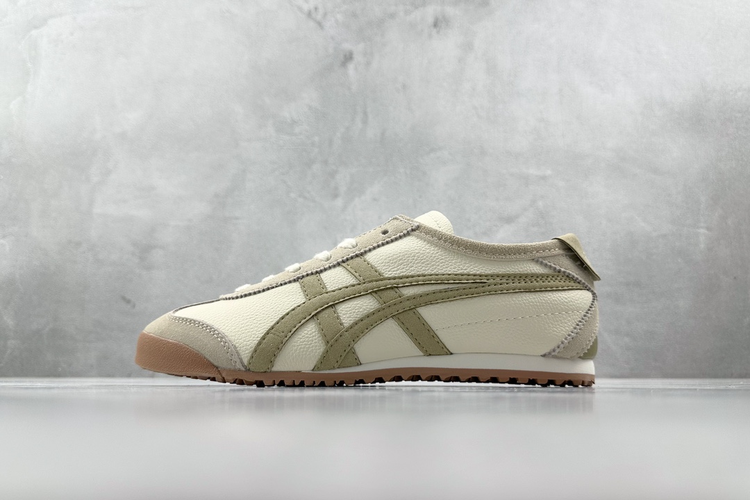 SC版 140 渠道特供 二层跑量 Onitsuka Tiger鬼冢虎  MEXICO 66 灰棕 新奶茶 1183C076-101