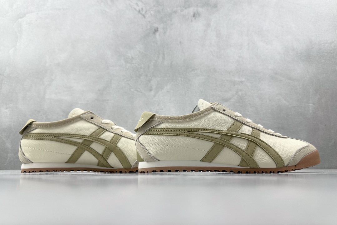 SC版 140 渠道特供 二层跑量 Onitsuka Tiger鬼冢虎  MEXICO 66 灰棕 新奶茶 1183C076-101