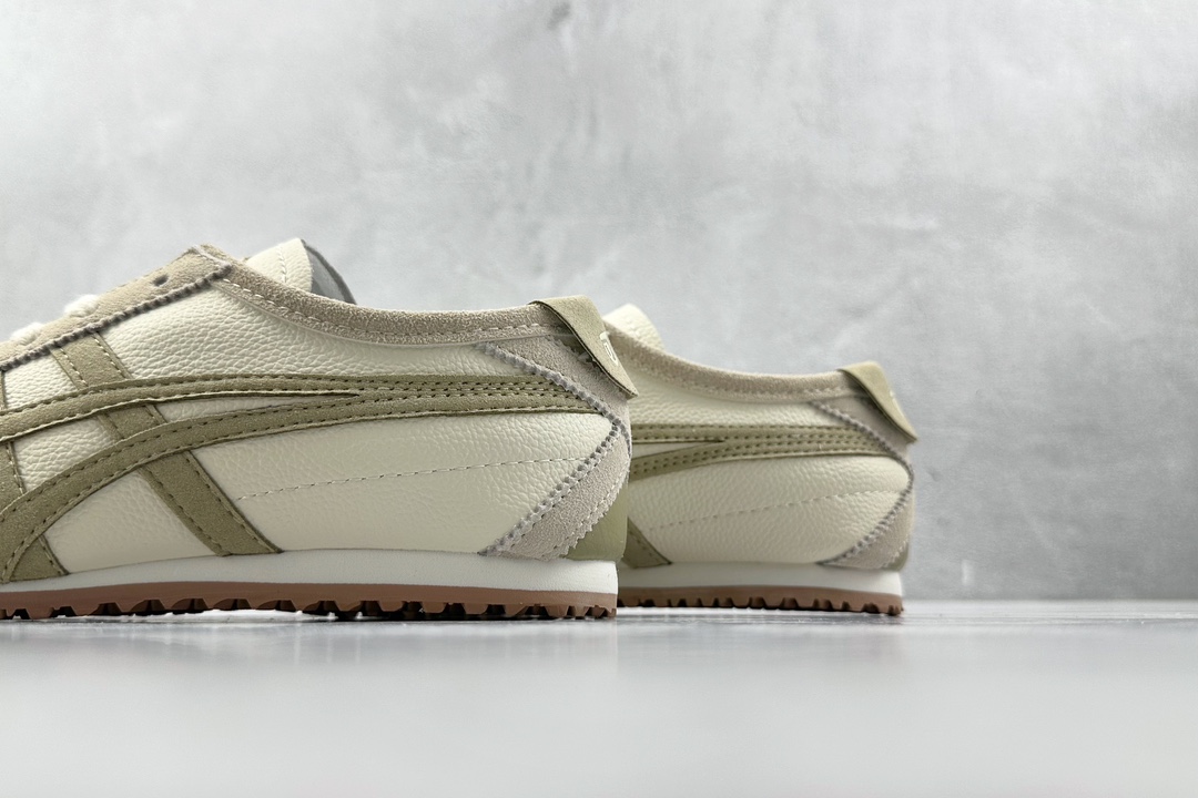 SC版 140 渠道特供 二层跑量 Onitsuka Tiger鬼冢虎  MEXICO 66 灰棕 新奶茶 1183C076-101