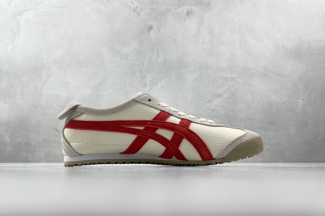 Channel special supply second floor running volume Onitsuka Tiger Ghost Tiger MEXICO 66 Vin Beige Red 1183B391-101