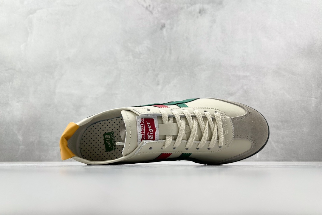 SC版 140 渠道特供 二层跑量 Onitsuka Tiger鬼冢虎  MEXICO 66 巴斯光年 橄榄绿 DL408-1684