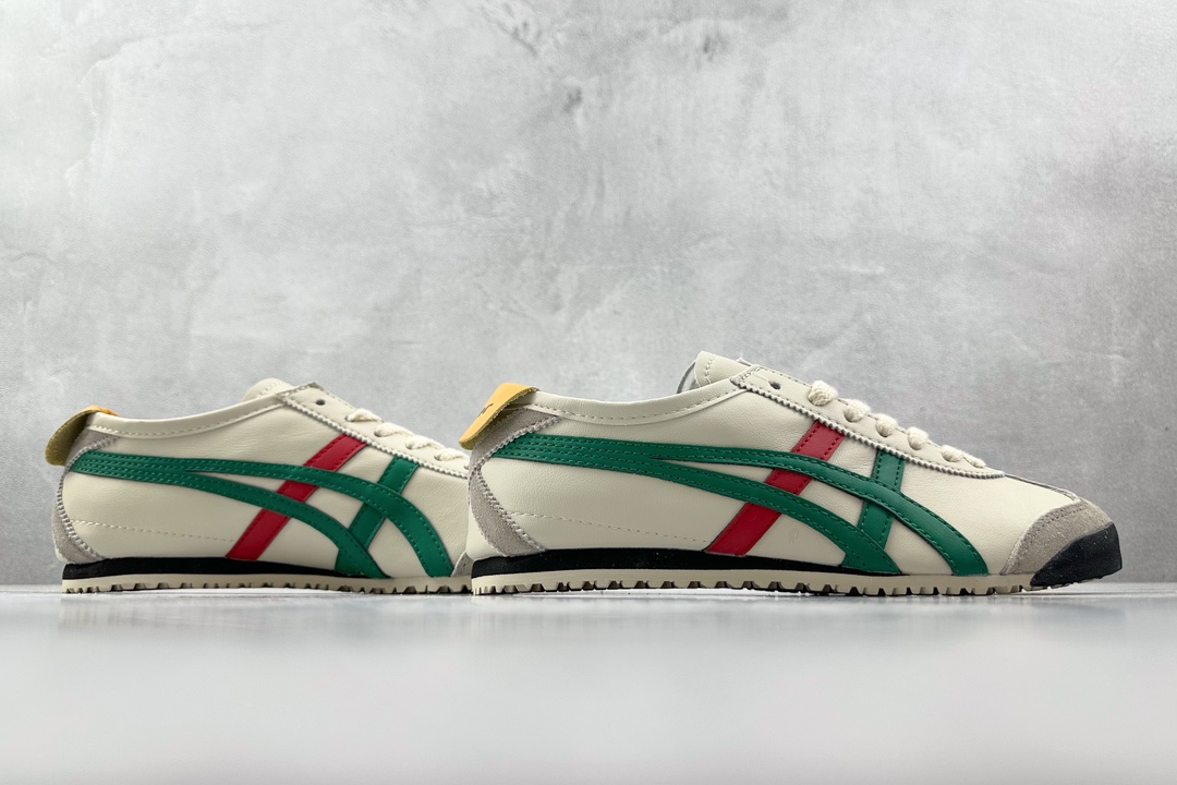 SC版 140 渠道特供 二层跑量 Onitsuka Tiger鬼冢虎  MEXICO 66 巴斯光年 橄榄绿 DL408-1684