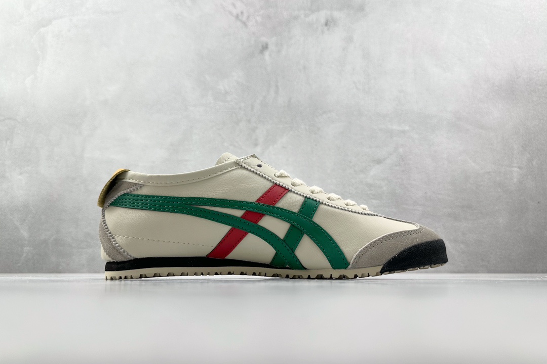 SC版 140 渠道特供 二层跑量 Onitsuka Tiger鬼冢虎  MEXICO 66 巴斯光年 橄榄绿 DL408-1684