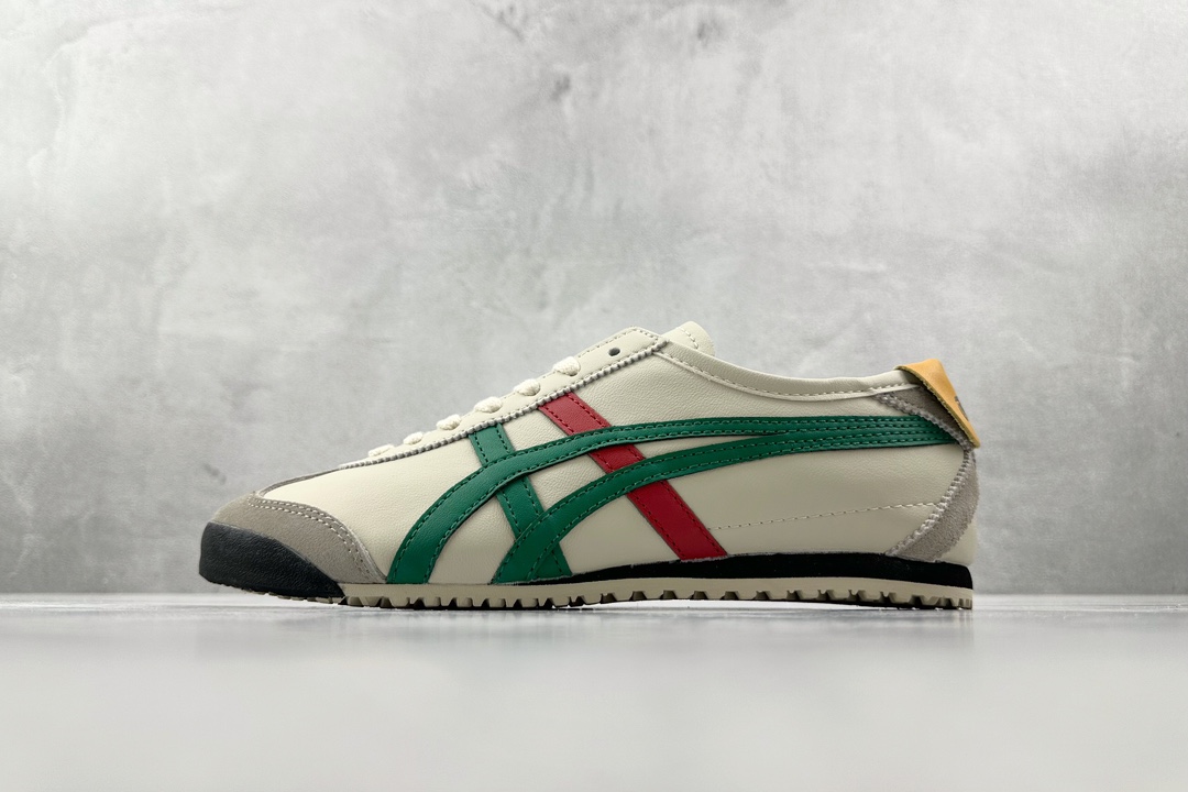 SC版 140 渠道特供 二层跑量 Onitsuka Tiger鬼冢虎  MEXICO 66 巴斯光年 橄榄绿 DL408-1684