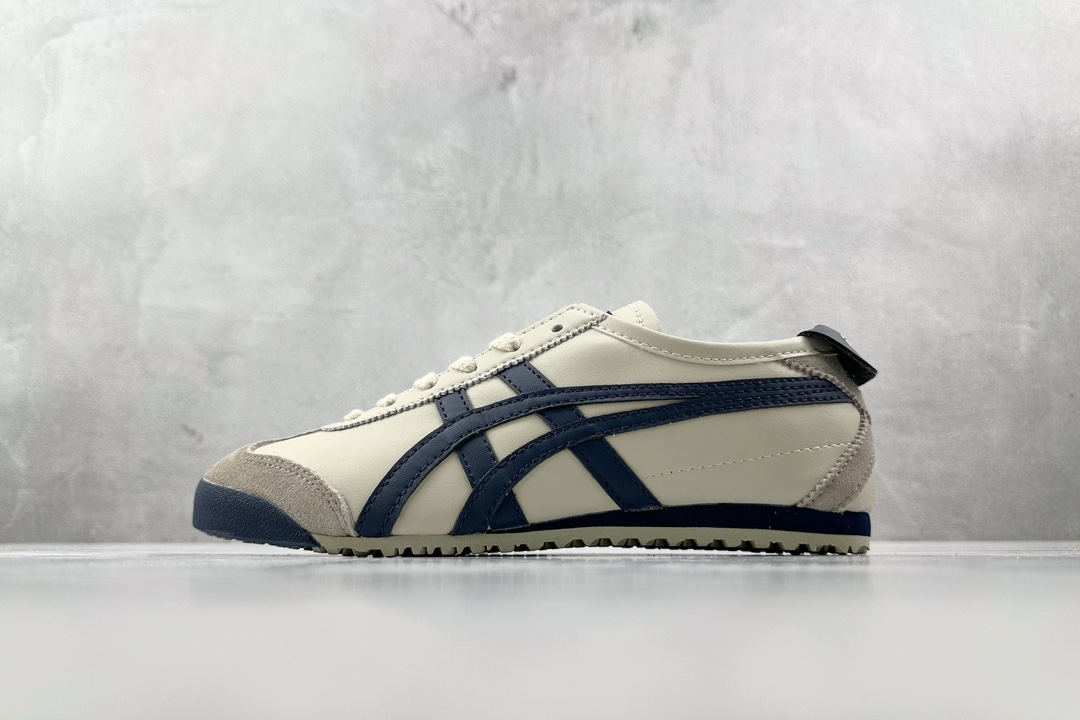 SC版 140 渠道特供 二层跑量 Onitsuka Tiger鬼冢虎  MEXICO 66 藏青 DL408-1659