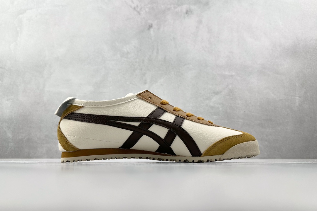 SC版 140 渠道特供 二层跑量 Onitsuka Tiger鬼冢虎  MEXICO 66 米棕 1183A201-117