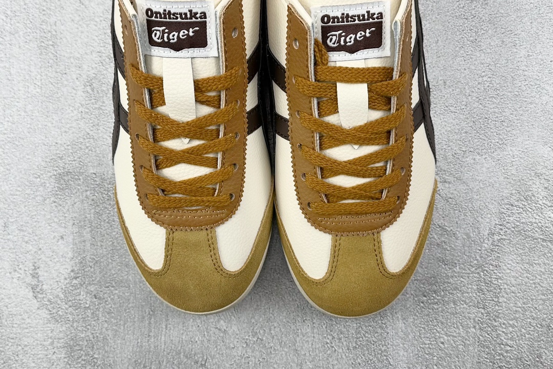 SC版 140 渠道特供 二层跑量 Onitsuka Tiger鬼冢虎  MEXICO 66 米棕 1183A201-117