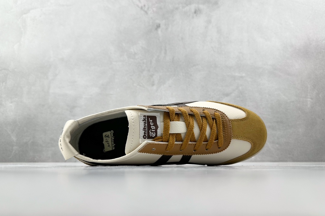 SC版 140 渠道特供 二层跑量 Onitsuka Tiger鬼冢虎  MEXICO 66 米棕 1183A201-117