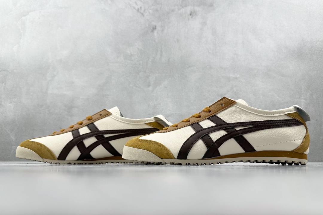 SC版 140 渠道特供 二层跑量 Onitsuka Tiger鬼冢虎  MEXICO 66 米棕 1183A201-117