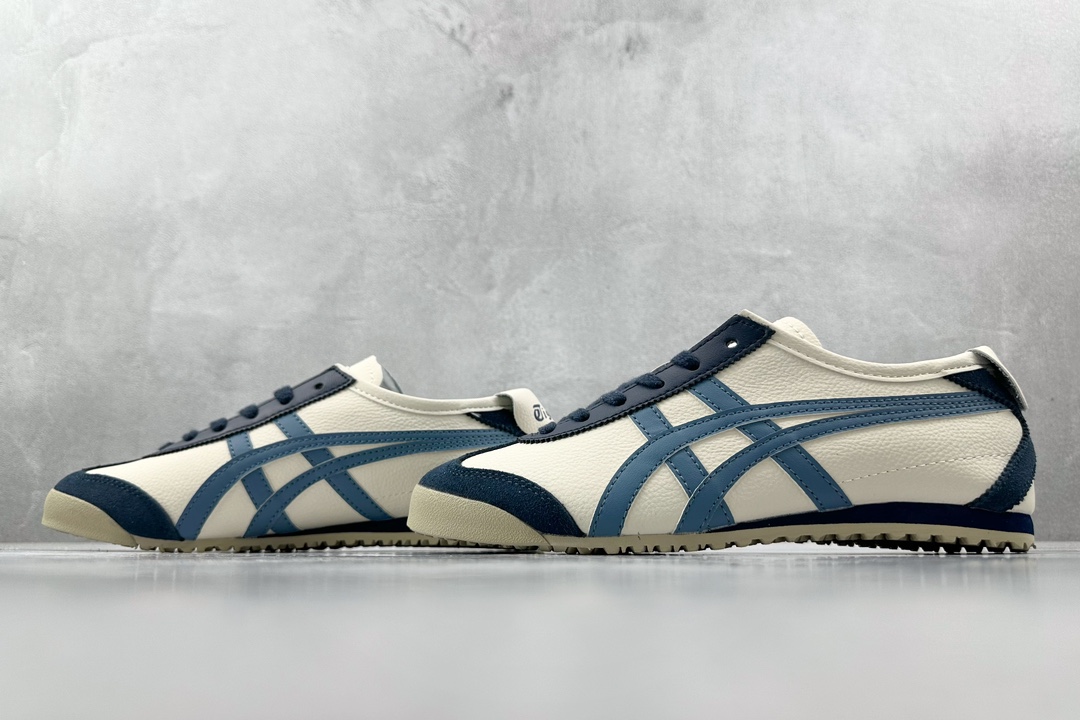 SC版 140 渠道特供 二层跑量 Onitsuka Tiger鬼冢虎  MEXICO 66 白蓝 1183A201-118