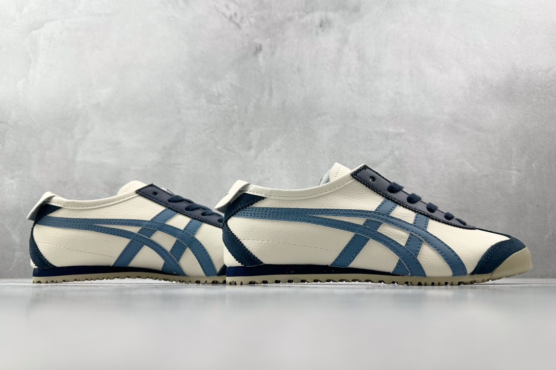 SC版 140 渠道特供 二层跑量 Onitsuka Tiger鬼冢虎  MEXICO 66 白蓝 1183A201-118