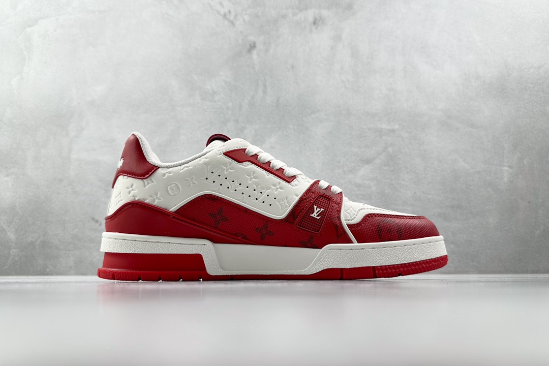 PB支线 270 最强跑量性价比 LOUIS VUITTON Trainer 白红色 1AANFH