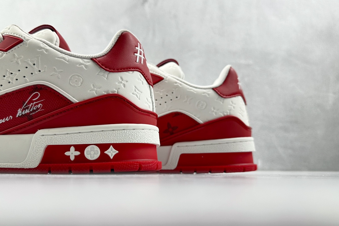 PB支线 270 最强跑量性价比 LOUIS VUITTON Trainer 白红色 1AANFH