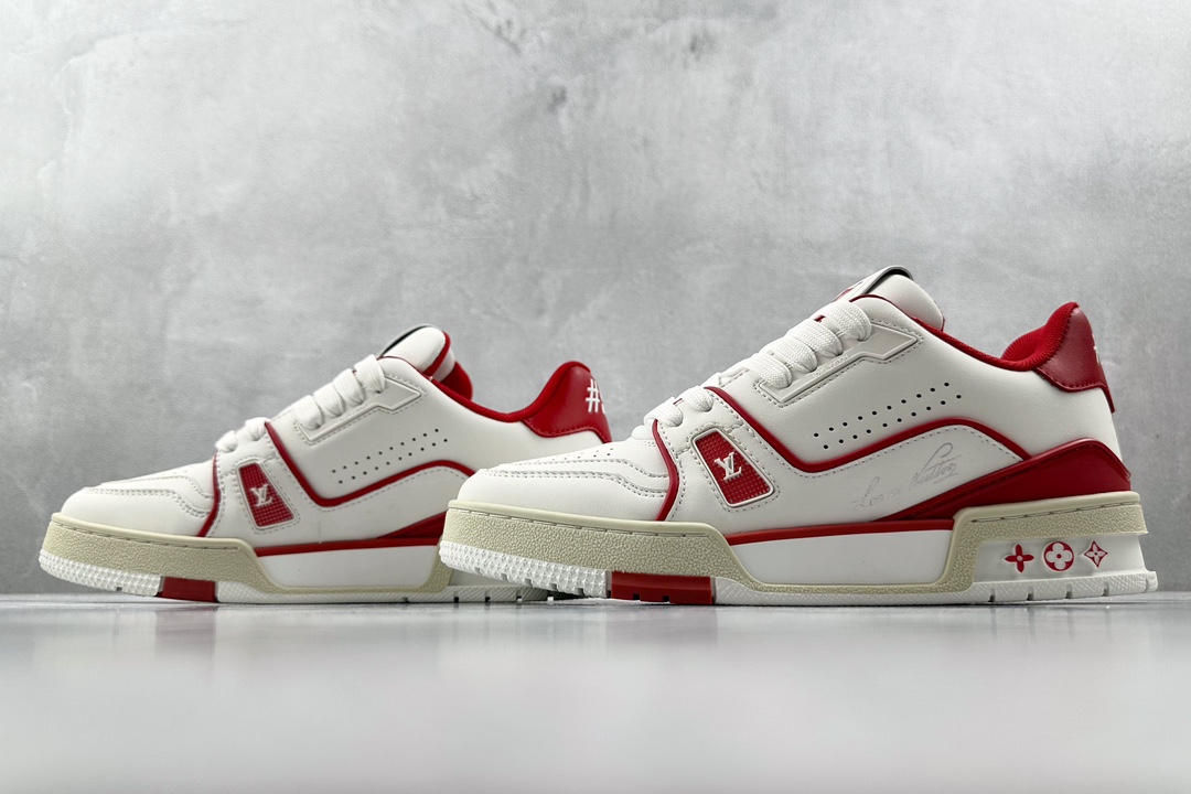 PB支线 270 最强跑量性价比 LOUIS VUITTON Trainer 红白 1A8ZPR