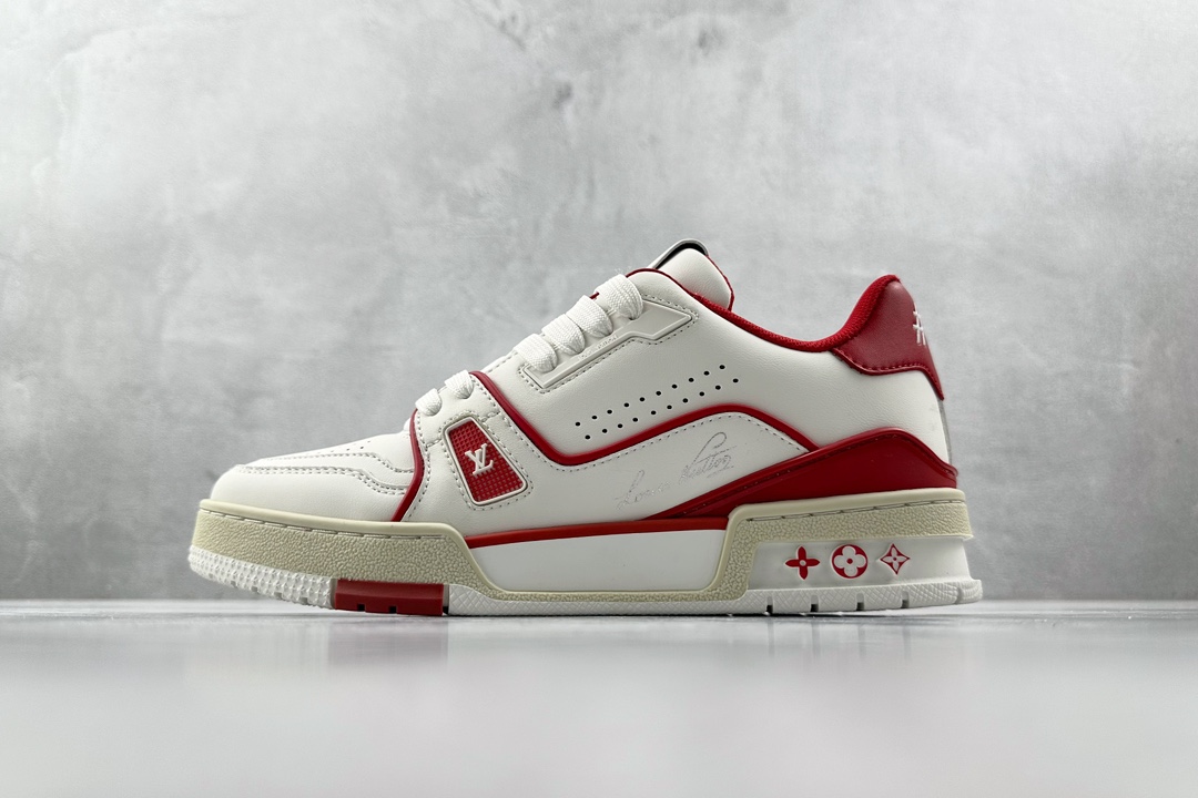 PB支线 270 最强跑量性价比 LOUIS VUITTON Trainer 红白 1A8ZPR