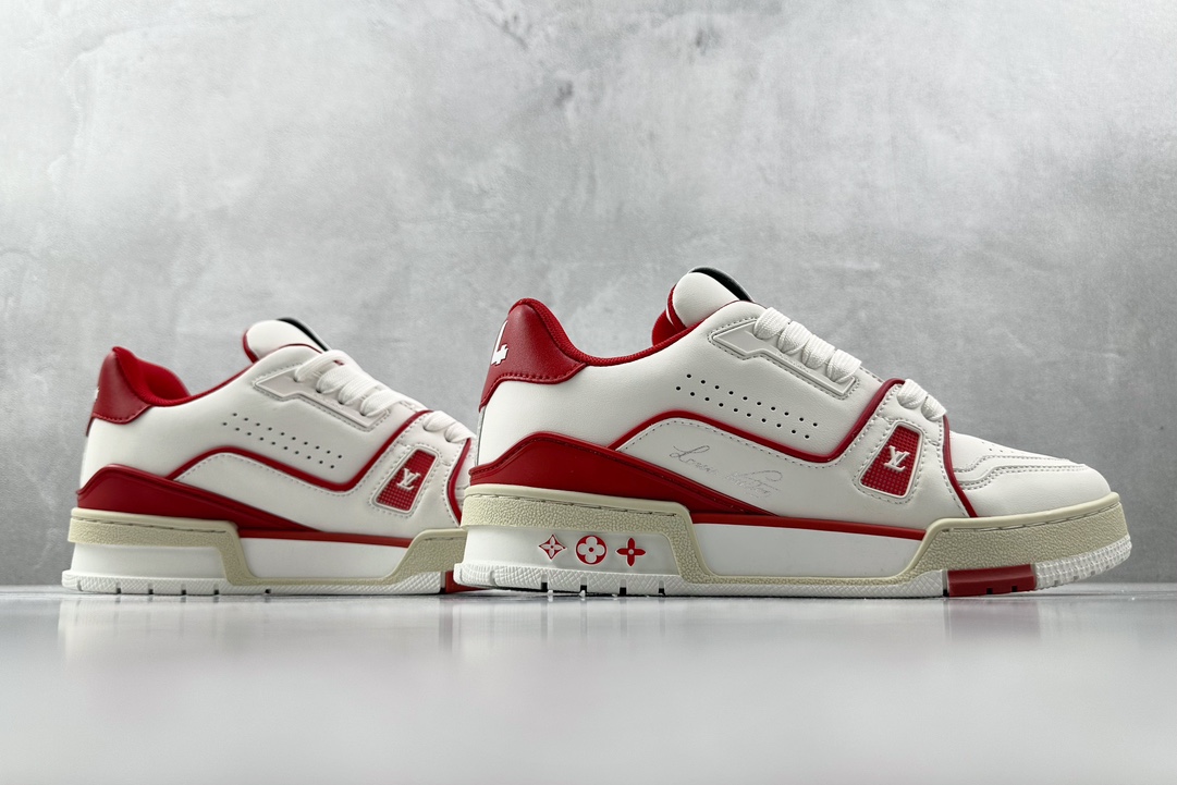 PB支线 270 最强跑量性价比 LOUIS VUITTON Trainer 红白 1A8ZPR