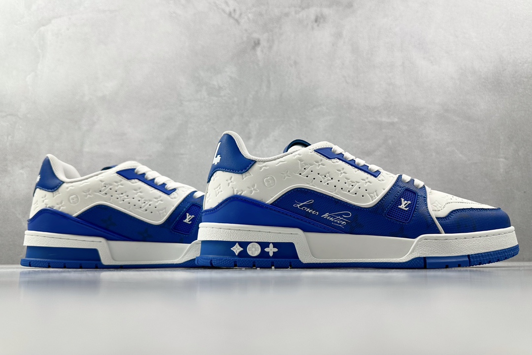 PB支线 270 最强跑量性价比 LOUIS VUITTON Trainer 白蓝 1AANEV