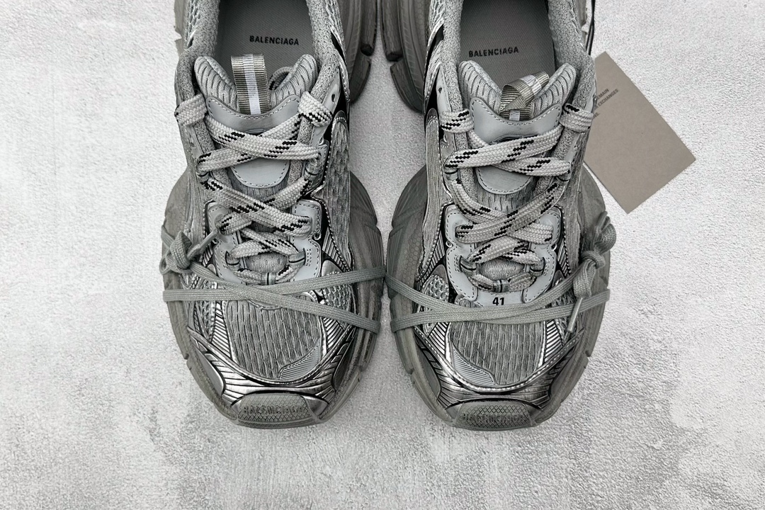 总裁Plus 480 顶级原版 Balenciaga巴黎世家 3XL网布 银灰  734734Ｗ3XL11210
