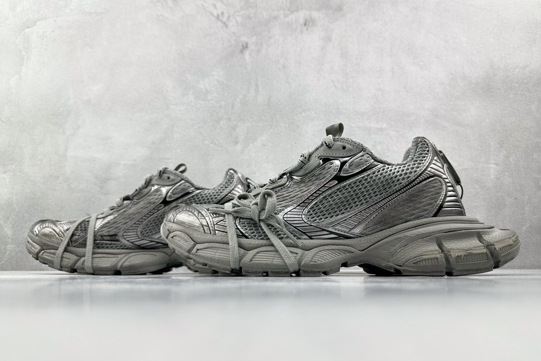 总裁Plus 480 顶级原版 Balenciaga巴黎世家 3XL网布 银灰  734734Ｗ3XL11210
