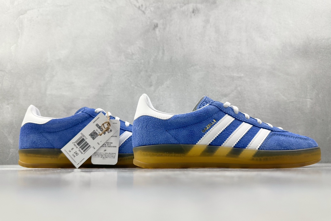 VT 200 外贸批次 adidas originals Gazelle Indoor蓝白棕  HQ8717