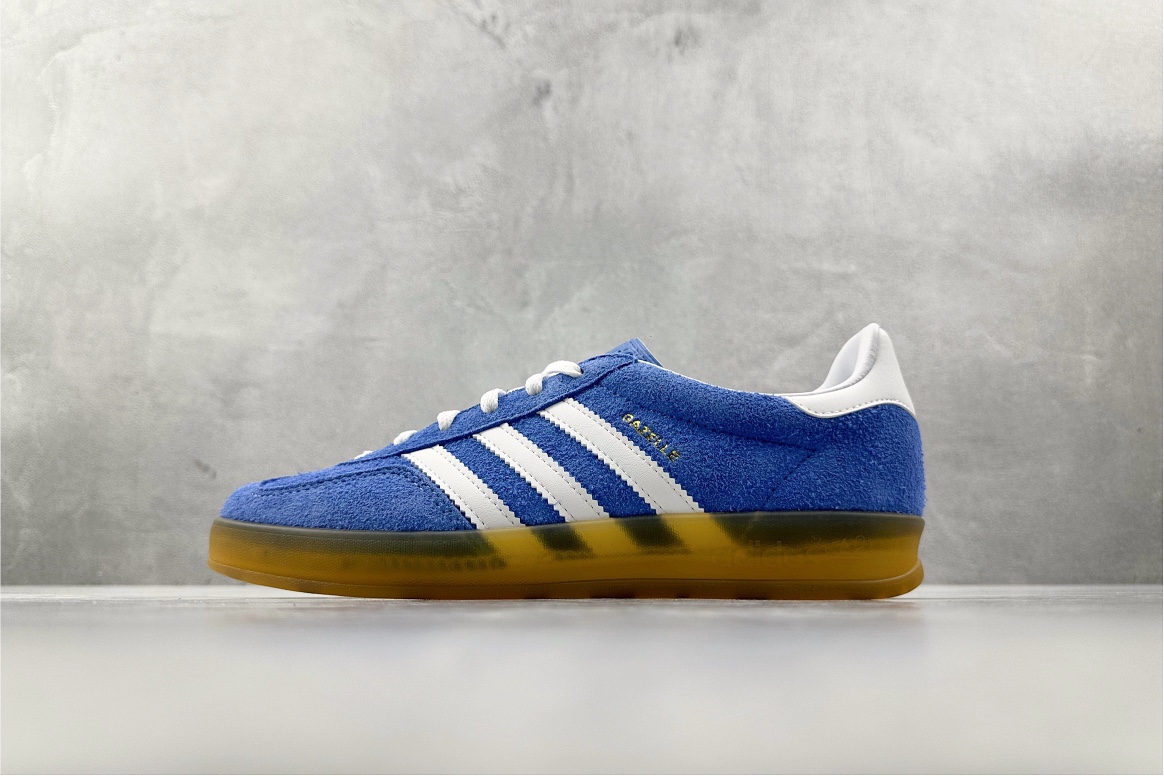 VT 200 外贸批次 adidas originals Gazelle Indoor蓝白棕  HQ8717