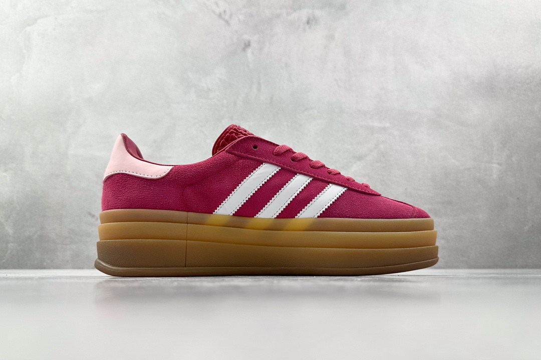 HG版 品质升级 180 adidas originals Gazelle Bold红白 ID6997