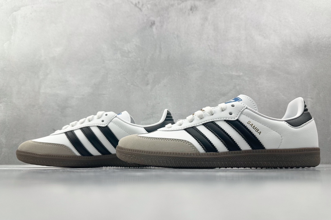 VT 170 外贸批次 adidas originals Samba Vegan 白黑 H01877