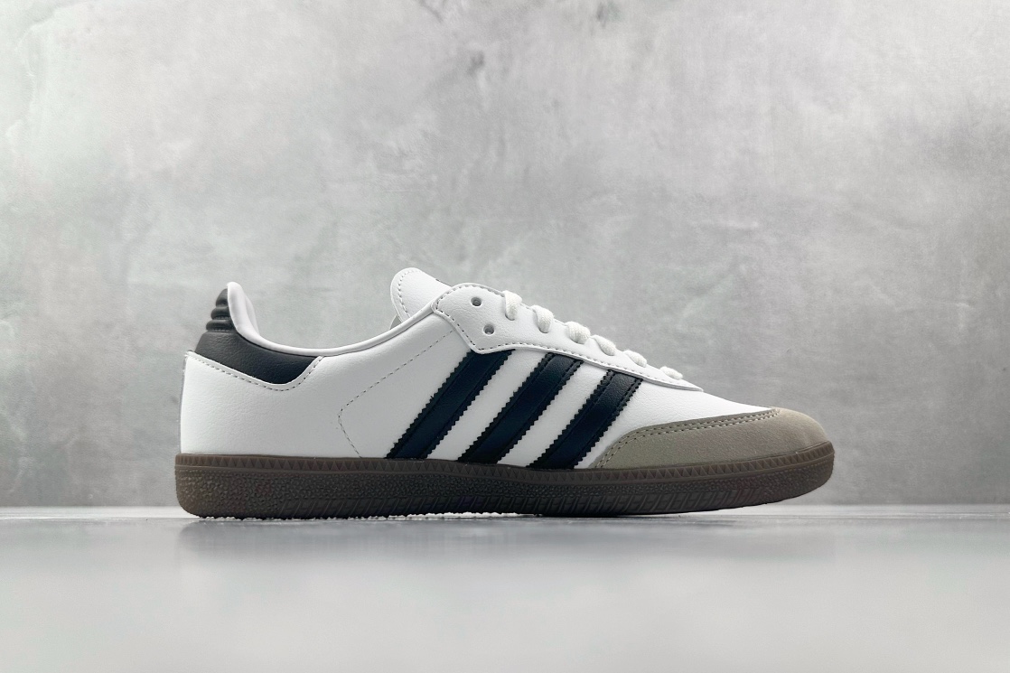 VT 170 外贸批次 adidas originals Samba Vegan 白黑 H01877