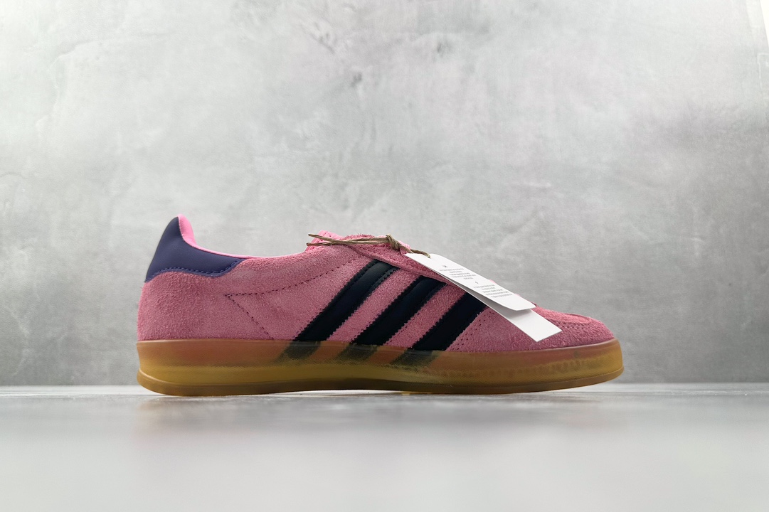 VT 200 外贸批次 adidas originals Gazelle Indoor 粉黑  IE7002