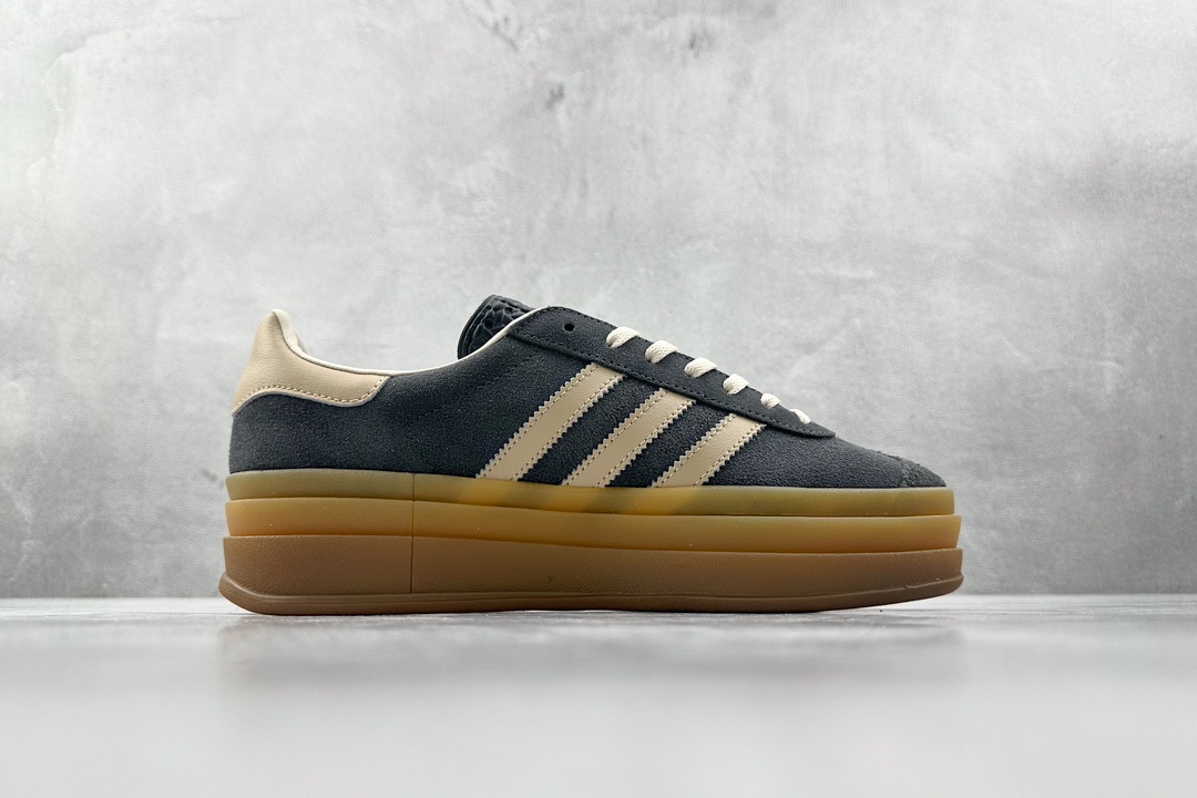 HG版 品质升级 180 adidas originals Gazelle BOLD 灰棕 IE0428