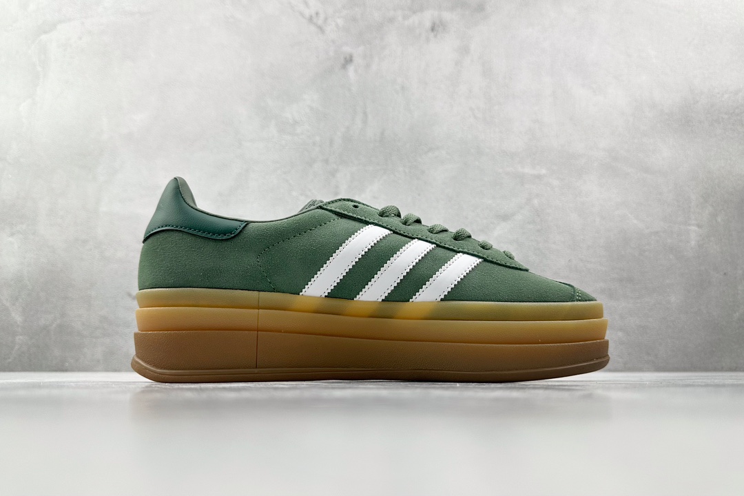 HG版 品质升级 180 adidas originals Gazelle 绿色 ID6998