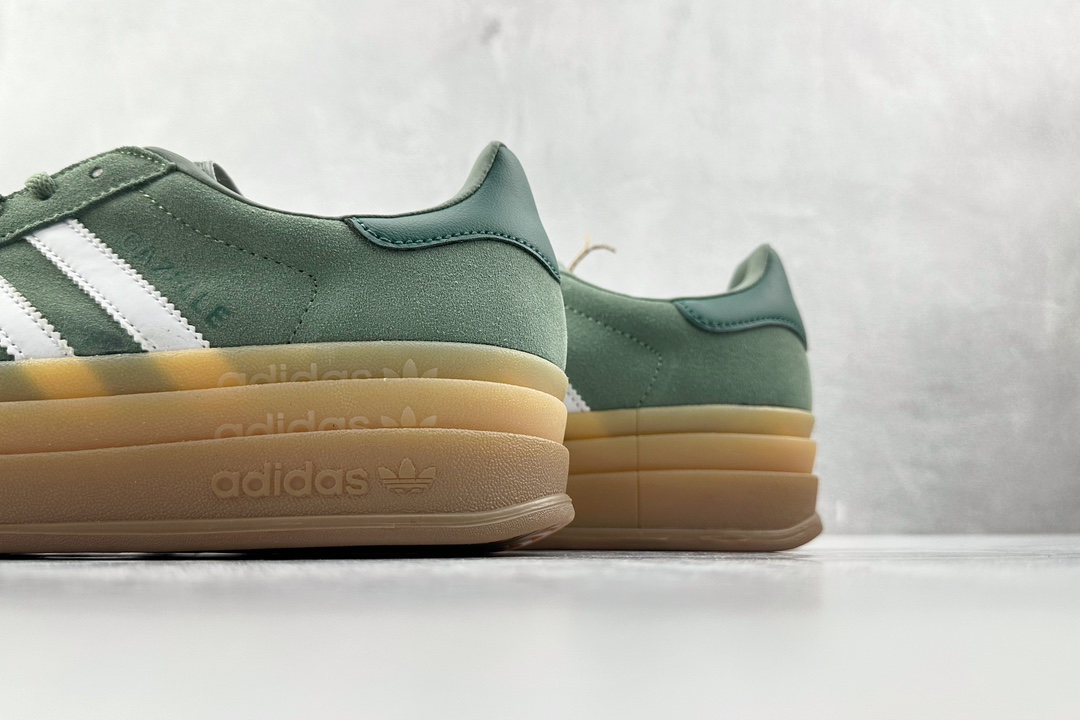 HG版 品质升级 180 adidas originals Gazelle 绿色 ID6998