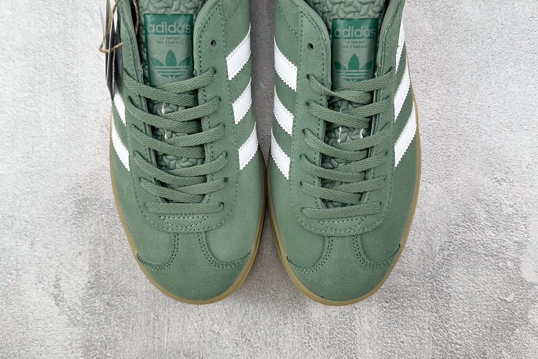 HG版 品质升级 180 adidas originals Gazelle 绿色 ID6998