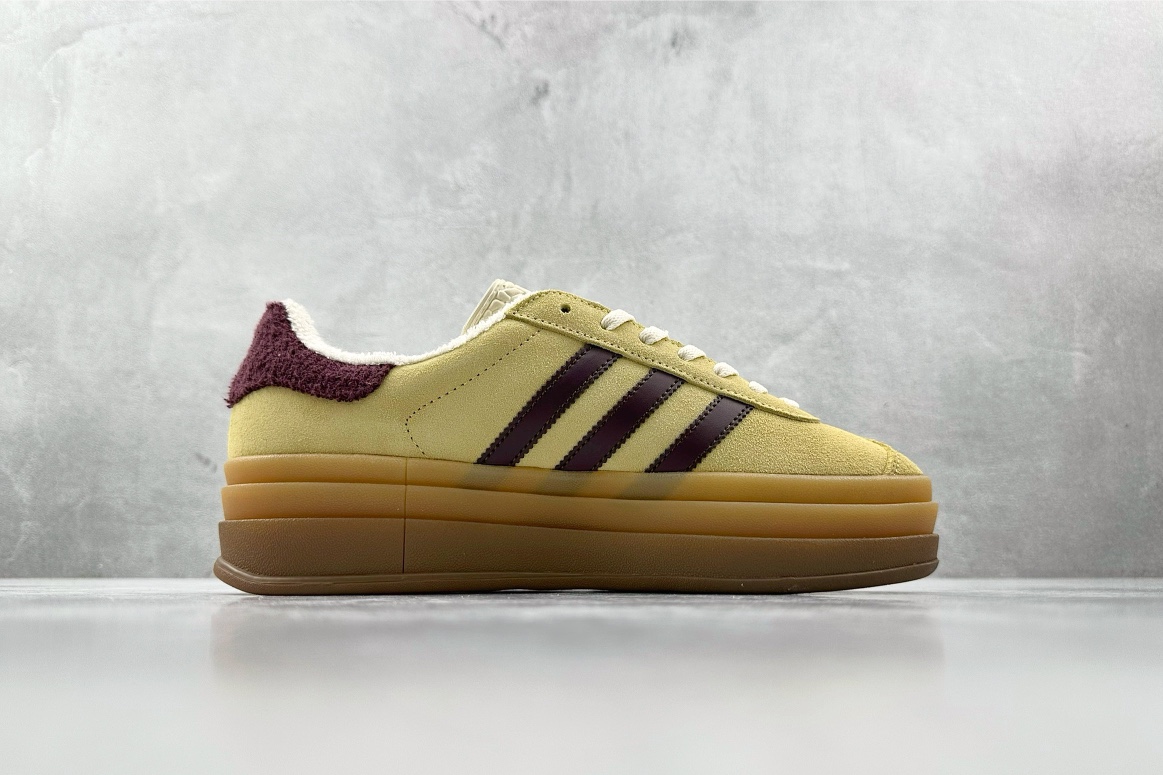 HG版 品质升级 180 adidas originals Gazelle 黄色 IF5937