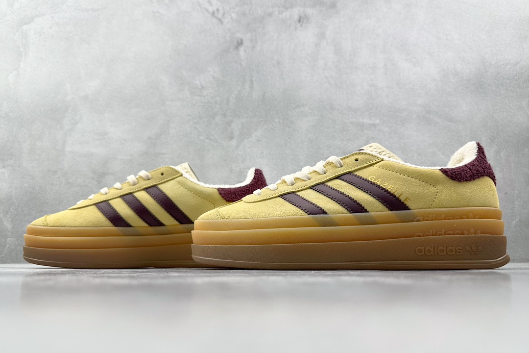 HG版 品质升级 180 adidas originals Gazelle 黄色 IF5937