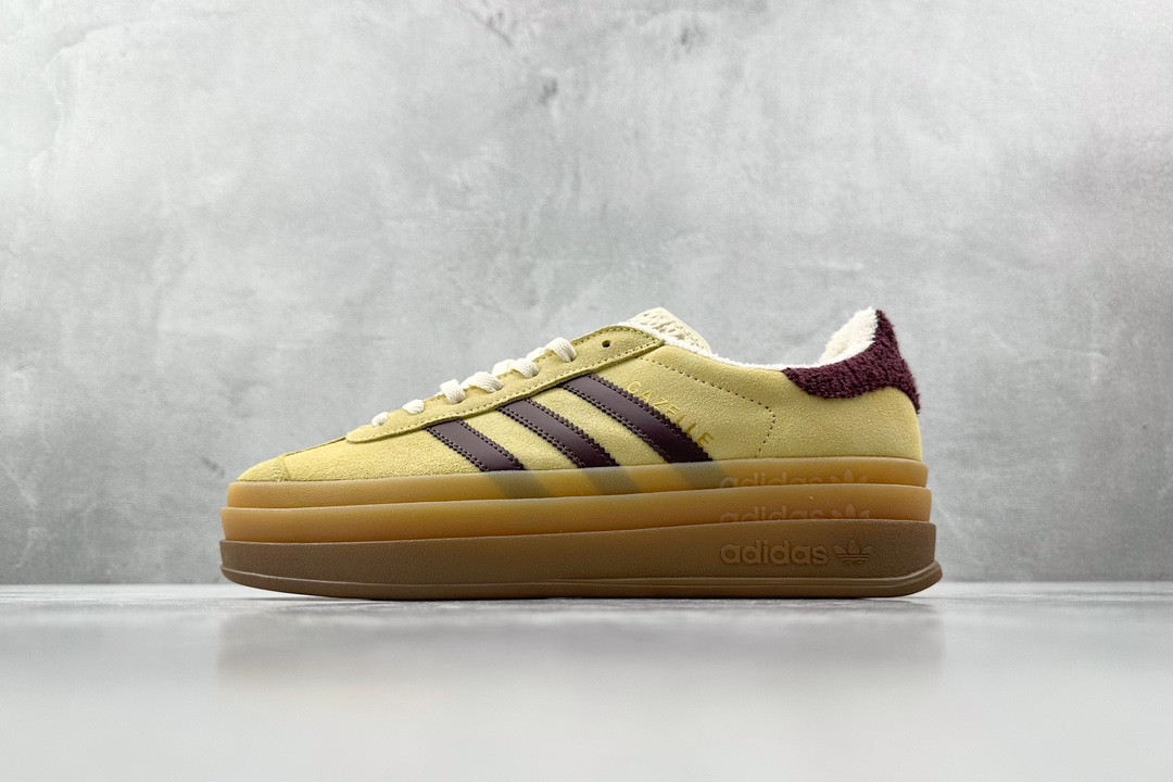 HG版 品质升级 180 adidas originals Gazelle 黄色 IF5937