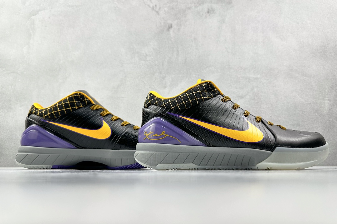 特价 市售最高版本 Nike Zoom Kobe 4 Protro Carpe Diem 及时行乐黑黄 