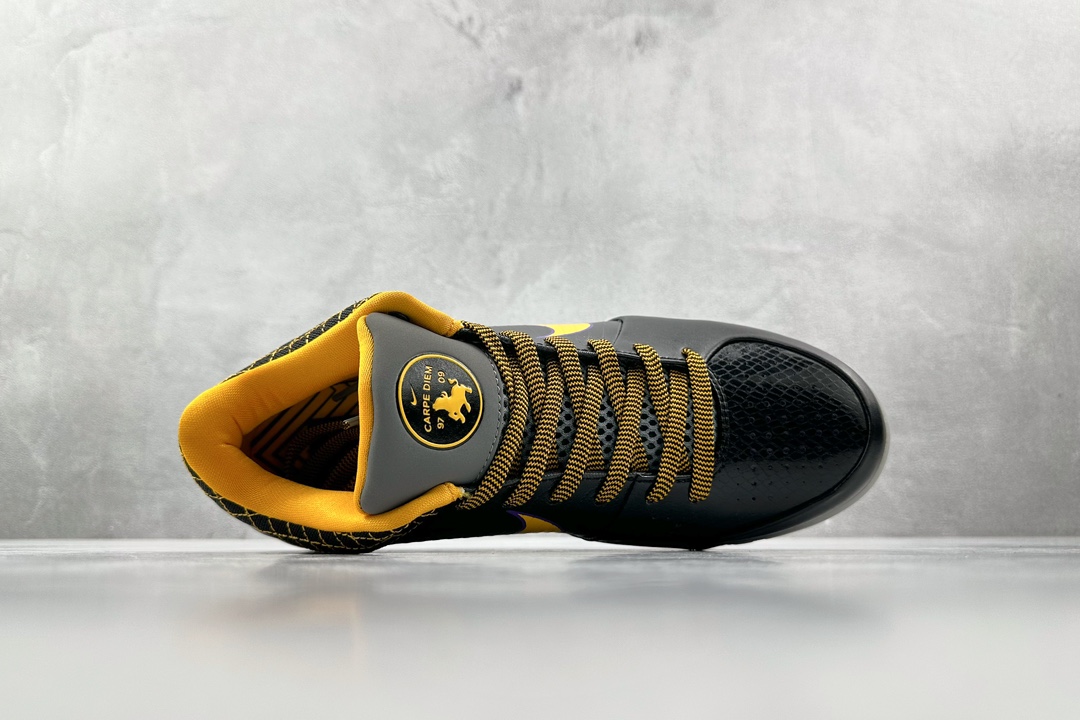 特价 市售最高版本 Nike Zoom Kobe 4 Protro Carpe Diem 及时行乐黑黄 