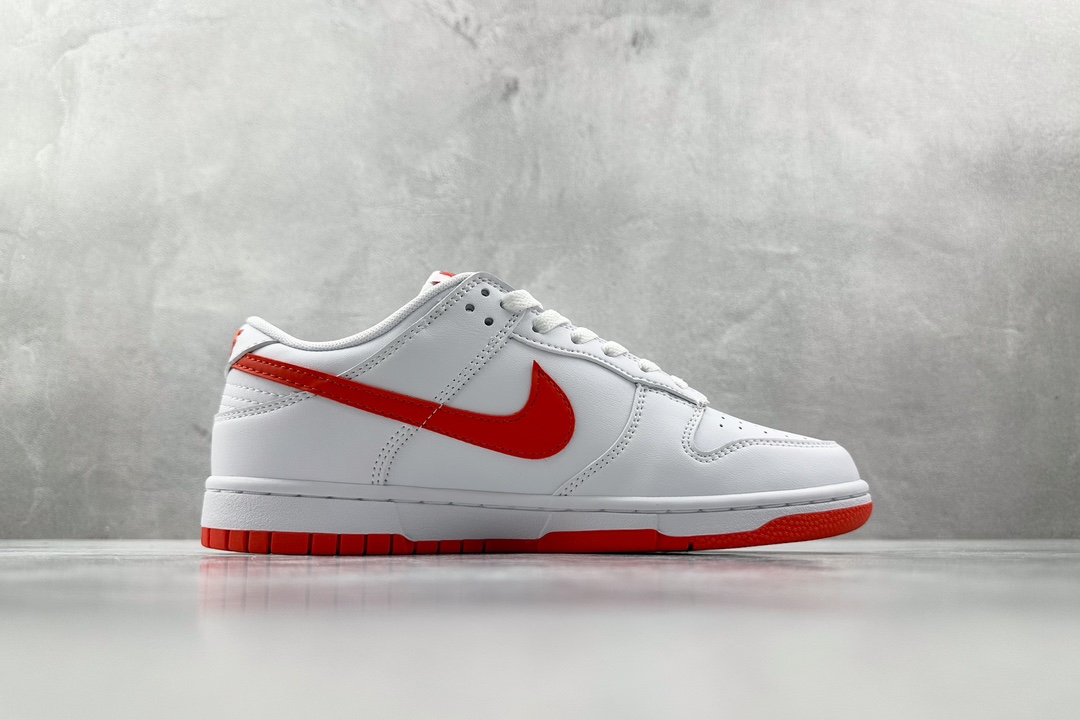 ST 200 免检版本 Nike Dunk Low ”Picante Red”白红 DV0831-103