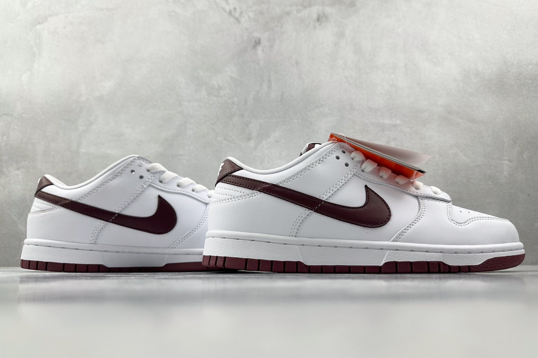 ST版 200 免检版 Nike Dunk Low ”Night Maroon”白 DV0831-102