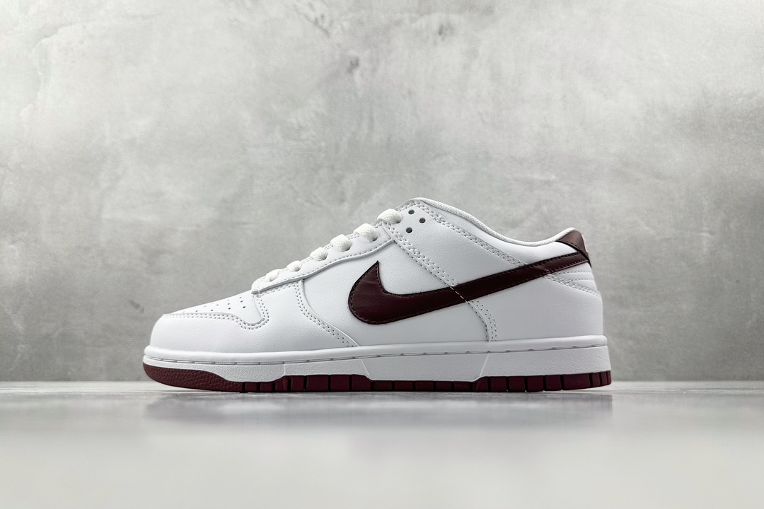 ST版 200 免检版 Nike Dunk Low ”Night Maroon”白 DV0831-102