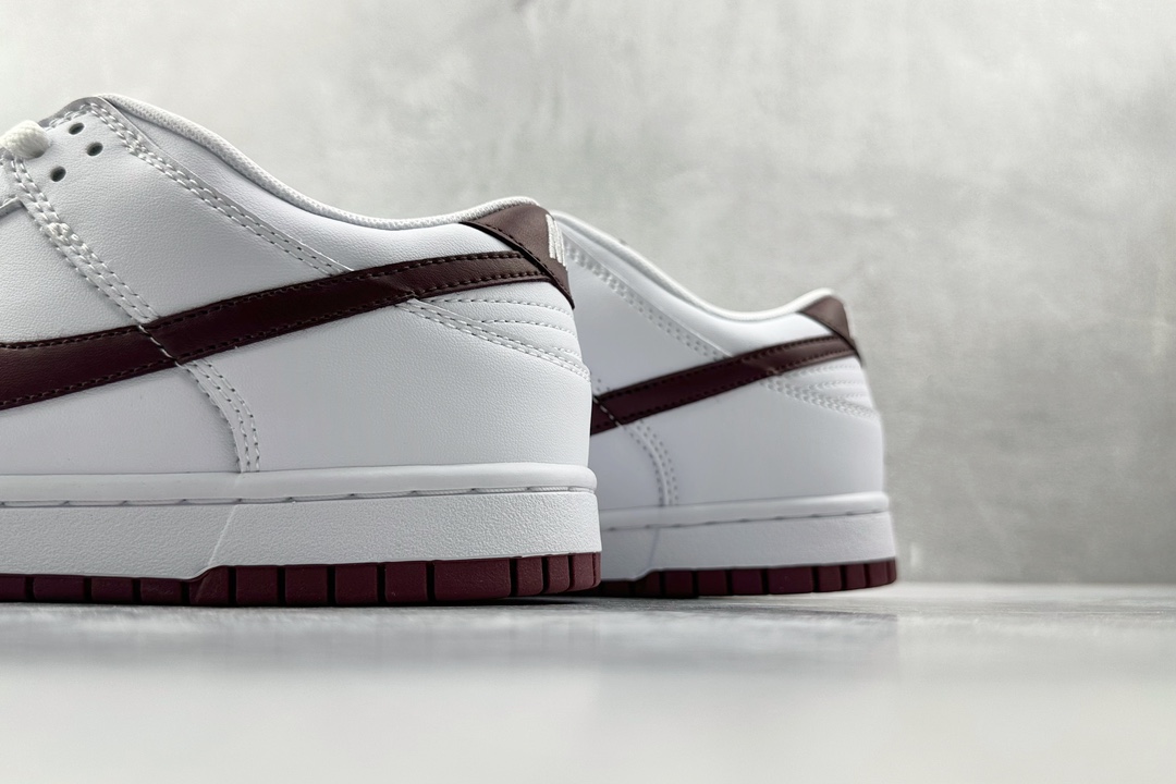 ST版 200 免检版 Nike Dunk Low ”Night Maroon”白 DV0831-102