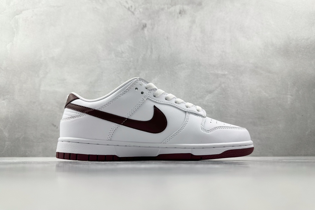 ST版 200 免检版 Nike Dunk Low ”Night Maroon”白 DV0831-102