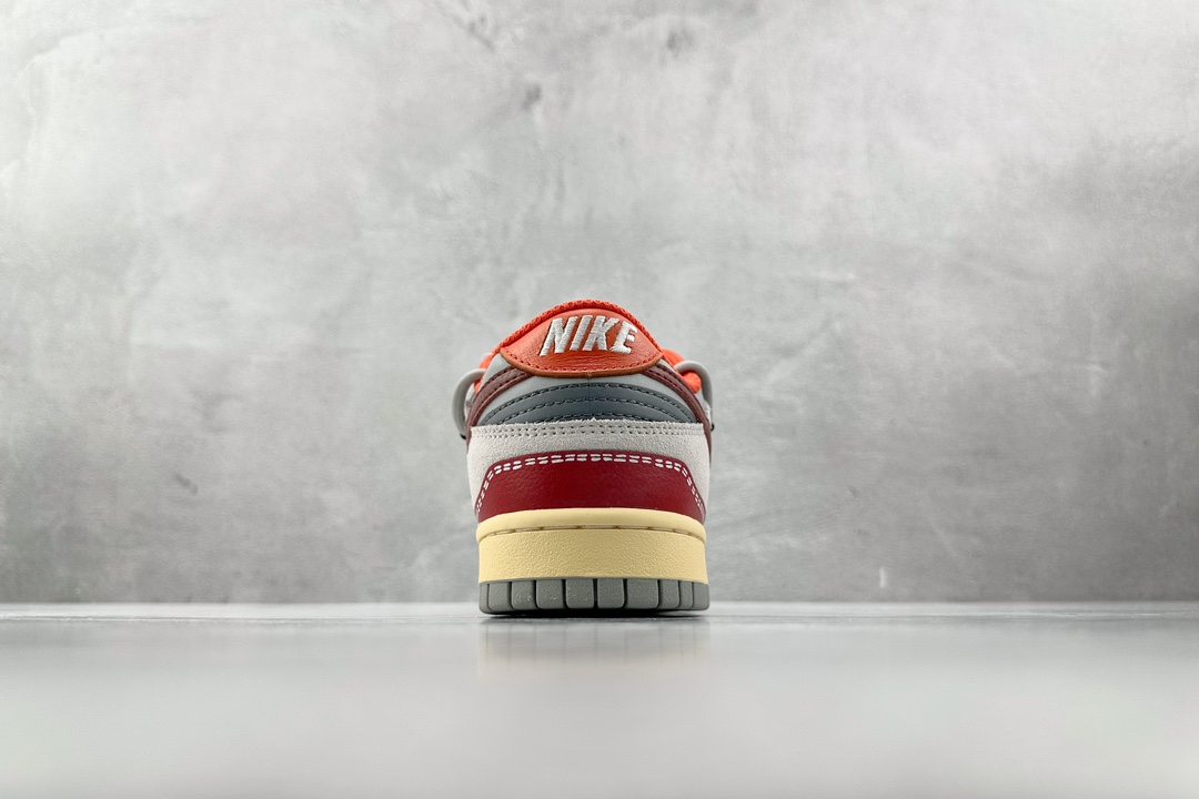 K13 240 【定制球鞋】 Nike Dunk Low 漫游计划 红白灰 FJ5429-133