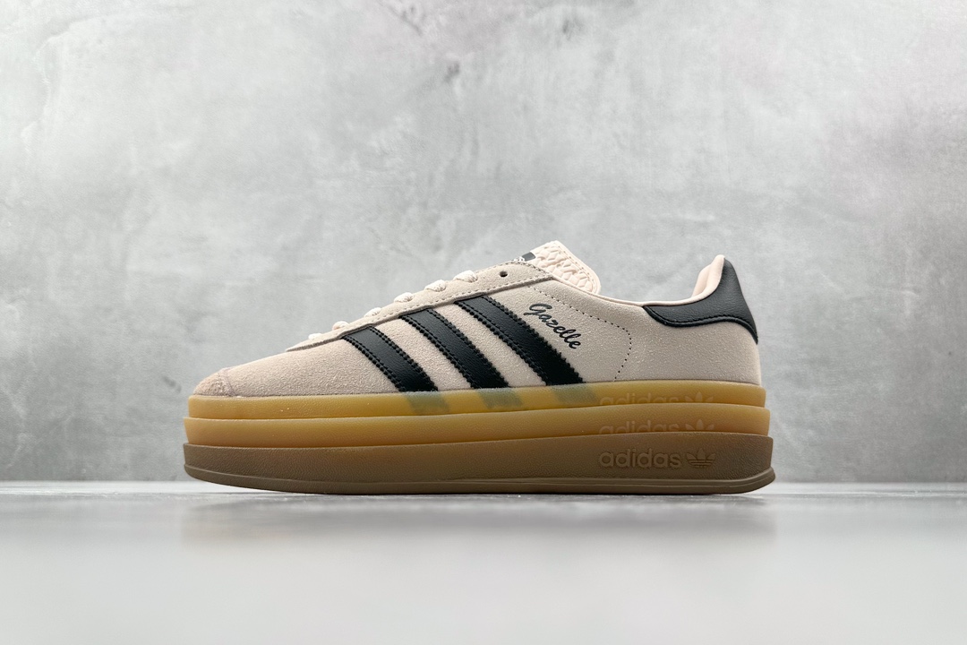 HG 品质升级 180 adidas originals Gazelle BOLD 粉棕 IE0429