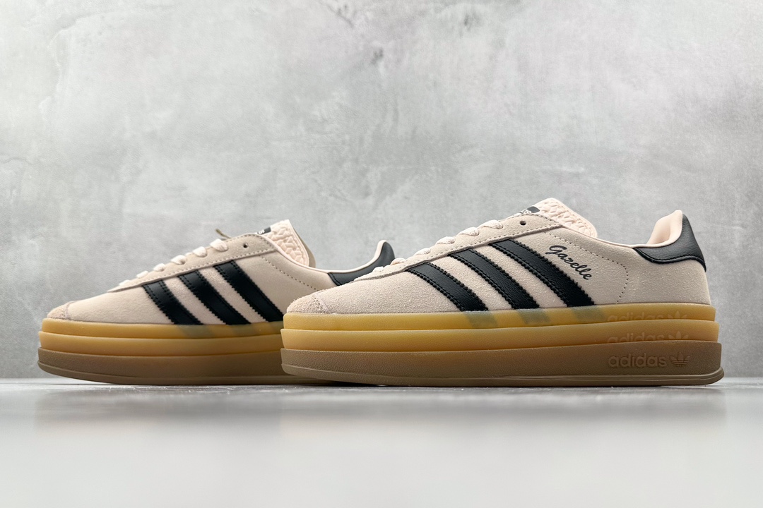 HG 品质升级 180 adidas originals Gazelle BOLD 粉棕 IE0429