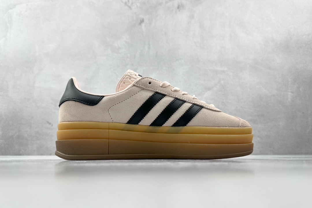 HG 品质升级 180 adidas originals Gazelle BOLD 粉棕 IE0429