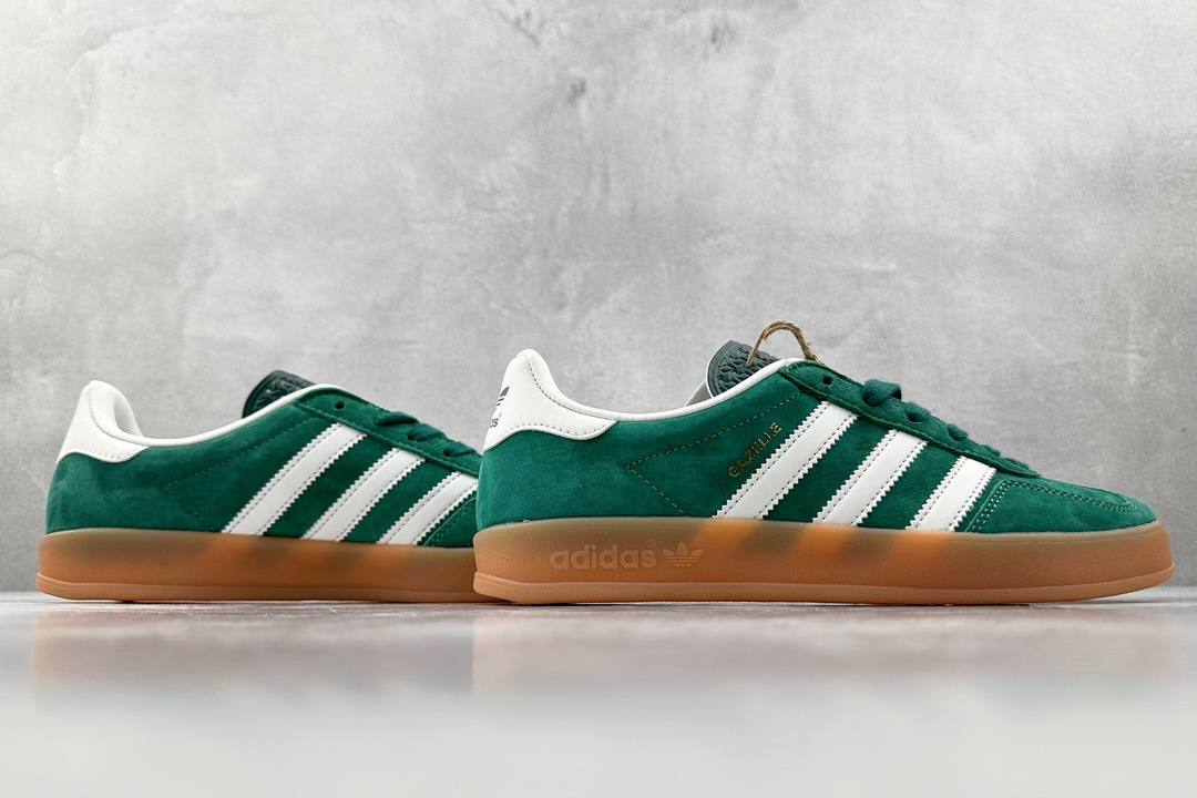 FS 170 Fadidas originals Gazelle Indoor绿白 IG1596